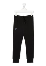 K-Way Pantaloni sportivi con stampa - Nero