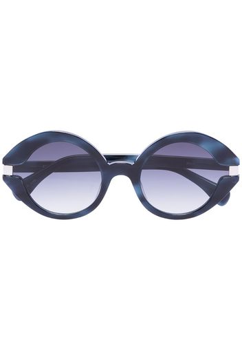 Blue Moran round sunglasses