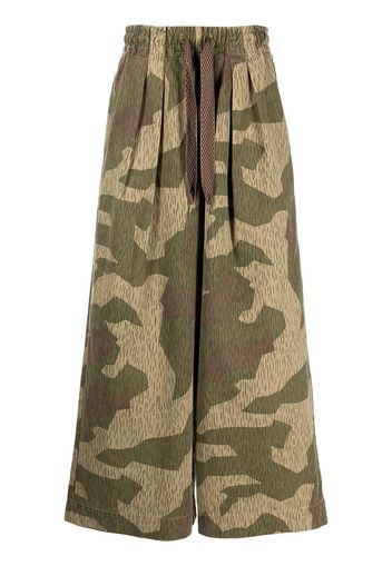 Kapital Camo Rude Buggy wide-leg trousers - Multicolore