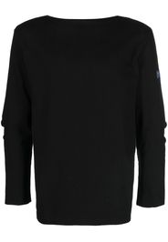 Kapital elbow-ripped long-sleeve T-shirt - Nero