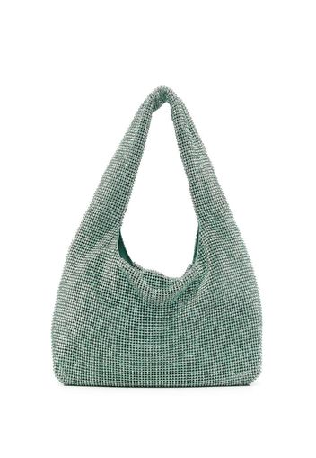 Kara Erinite crystal-embellished shoulder bag - Verde