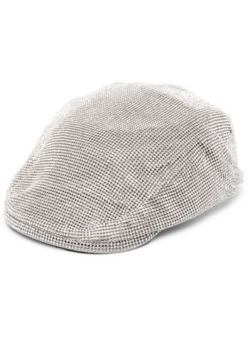 Kara crystal-embellished beret - Grigio