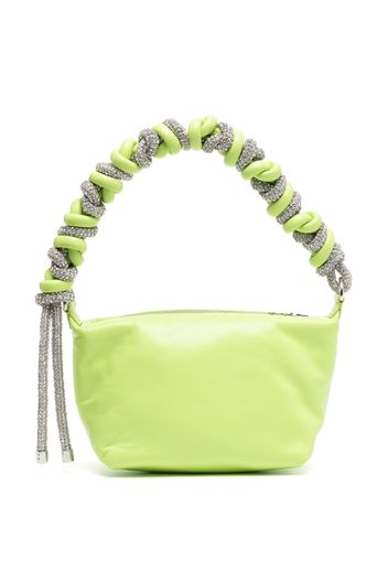 Kara Phone Cord leather bag - Verde