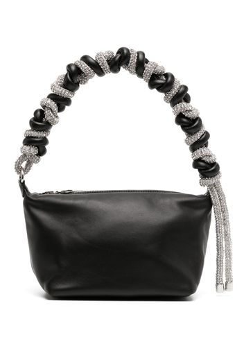 Kara crystal-embellished shoulder bag - Nero