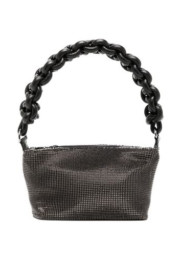 Kara stud-embellished chain mini bag - Nero