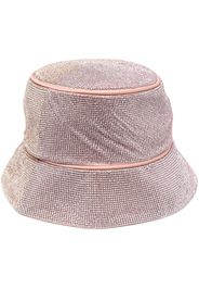 KARA crystal mesh bucket hat - Rosa