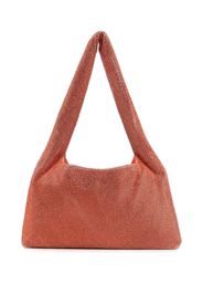 Kara crystal-embellished shoulder bag - Arancione