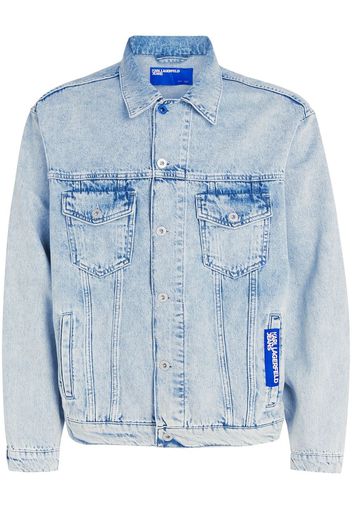 KARL LAGERFELD JEANS organic cotton denim jacket - Blu