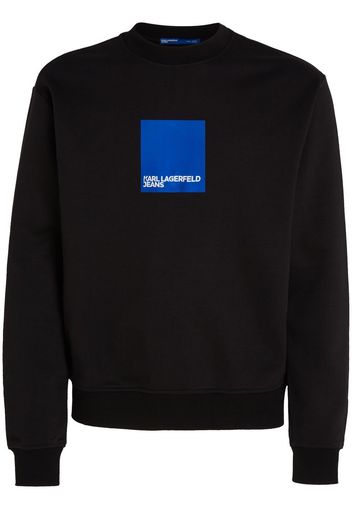 KARL LAGERFELD JEANS logo-print crew-neck sweatshirt - Nero