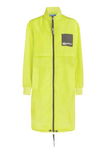 KARL LAGERFELD JEANS Cappotto oversize con applicazione - Giallo