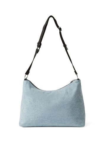 KARL LAGERFELD JEANS denim logo hobo bag - Blu