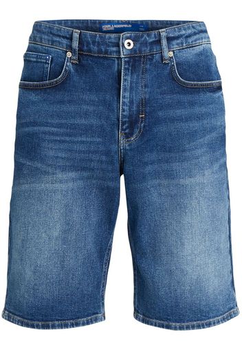 Karl Lagerfeld Jeans Bermuda con applicazione - Blu