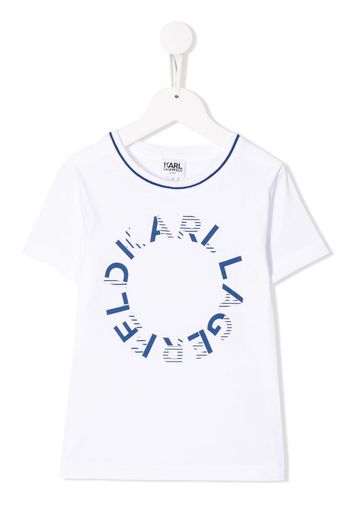 T-shirt Karl Round con logo