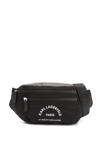 Address print belt bag