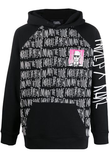 x Endless graphic-print hoodie