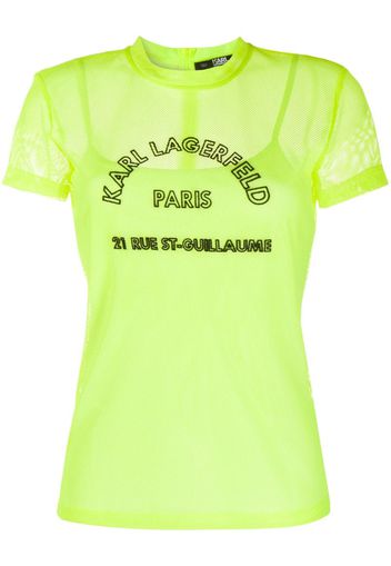 Rue St-Guillaume mesh T-shirt