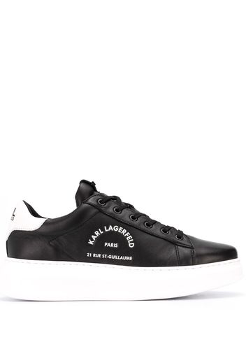 Karl Lagerfeld Sneakers con logo laterale - Nero