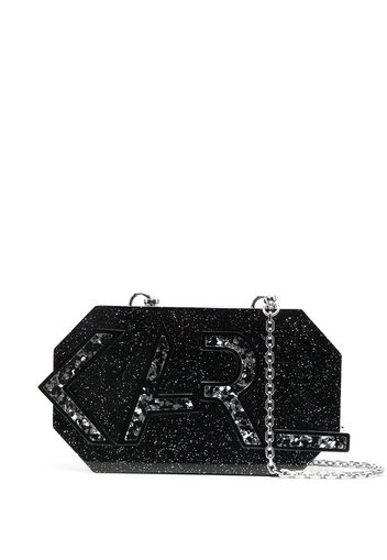 Karl Lagerfeld Clutch Karl Letters Minaudiere - Nero