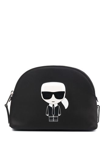 Karl Lagerfeld Marsupio con stampa - Nero