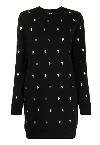 Karl Lagerfeld Karl Motif knit dress - Nero