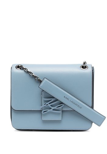 Karl Lagerfeld Autograph shoulder bag - BLUE