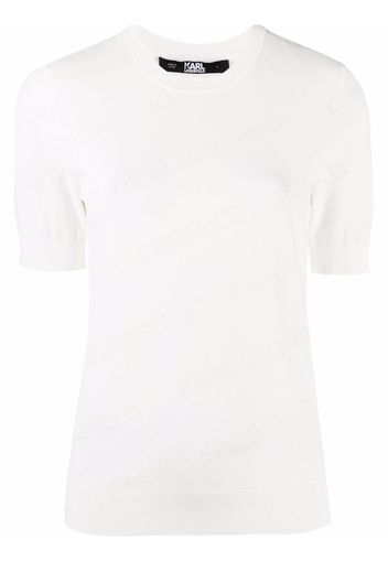 Karl Lagerfeld T-shirt con stampa - Bianco