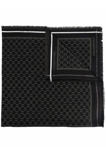 Karl Lagerfeld Sciarpa K/Monogram jacquard - Nero