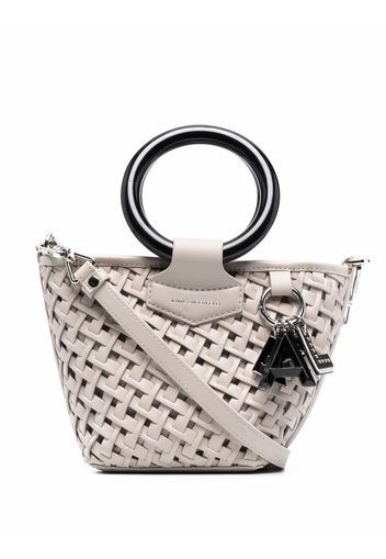 Karl Lagerfeld Borsa tote K/Basket piccola - Toni neutri