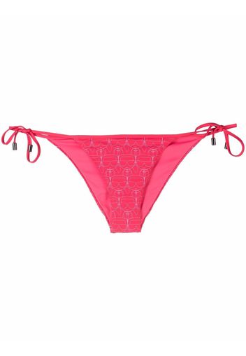 Karl Lagerfeld Karl icon triangle bikini bottoms - Rosa