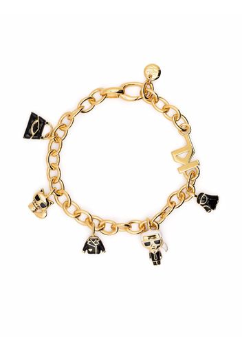 Karl Lagerfeld Bracciale con ciondolo Ikonik - Oro