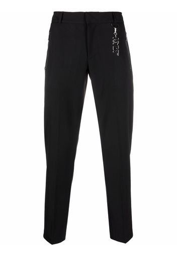 Karl Lagerfeld mid-rise trousers - Nero