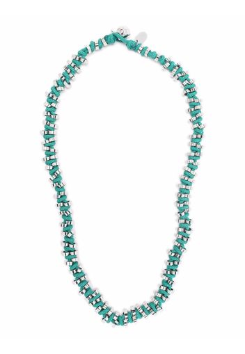 Karl Lagerfeld K woven Choupette necklace - Verde