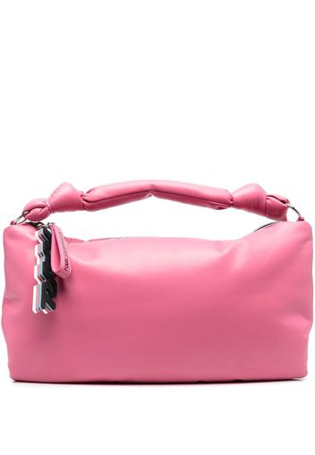 Karl Lagerfeld K/Knotted shoulder bag - Rosa