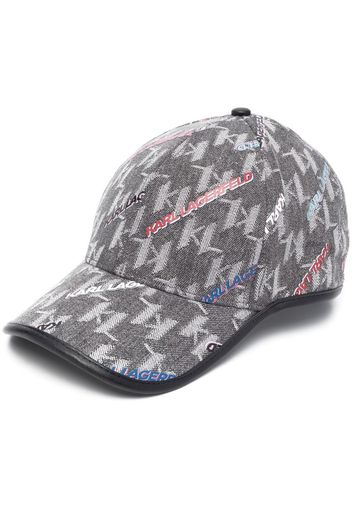 Karl Lagerfeld K/Monogram baseball cap - Nero