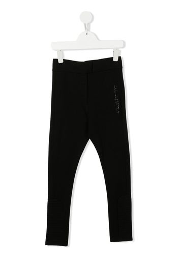 Karl Lagerfeld Kids Leggings con stampa - Nero