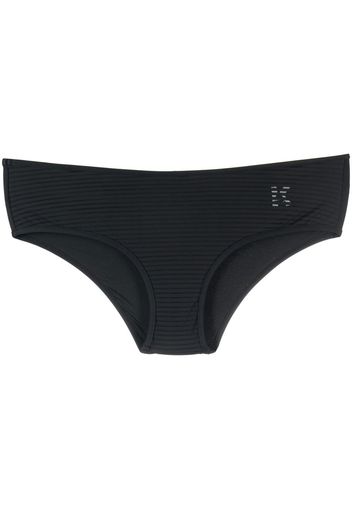 Karl Lagerfeld logo-print bikini brief - Nero