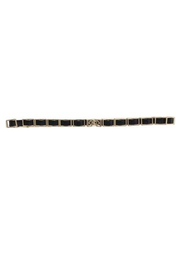 Karl Lagerfeld K/Essential chain-leather belt - Nero