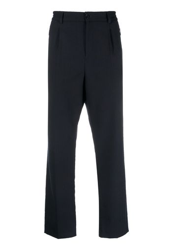 Karl Lagerfeld straight-leg tailored trousers - Blu