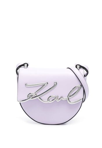 Karl Lagerfeld Borsa a tracolla K/Signature piccola - Viola