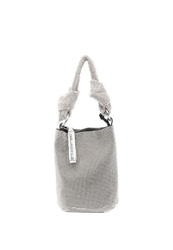 Karl Lagerfeld Borsa tote K/Evening con nodo - Argento