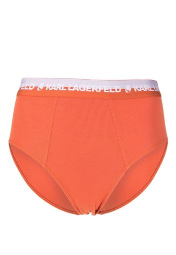 Karl Lagerfeld Slip a vita alta - Arancione