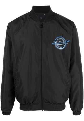 Karl Lagerfeld Athleisure reversible bomber jacket - Nero