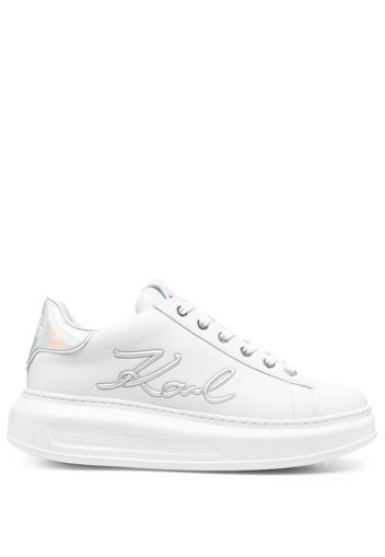 Karl Lagerfeld Sneakers con logo goffrato - Bianco