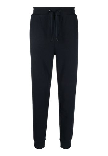 Karl Lagerfeld logo-detail jersey track pants - Blu