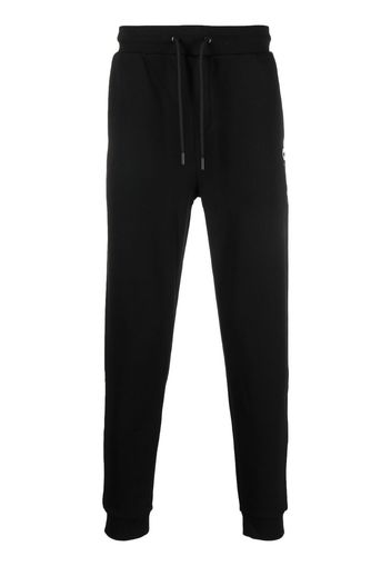 Karl Lagerfeld cotton logo-patch track-pants - Nero