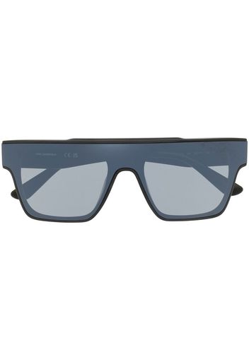 Karl Lagerfeld square-frame monogram sunglasses - Nero