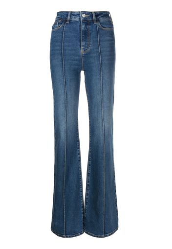 Karl Lagerfeld x Amber Valletta bootcut jeans - Blu
