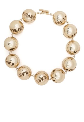 Karl Lagerfeld Collana K/Sphere con logo - Oro