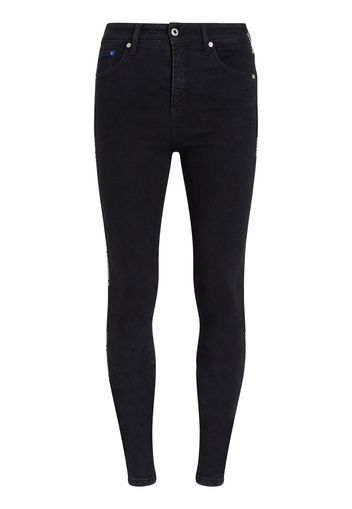 Karl Lagerfeld logo-print skinny jeans - Blu