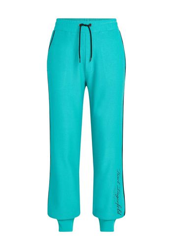 Karl Lagerfeld logo-print drawstring sweatpants - Verde